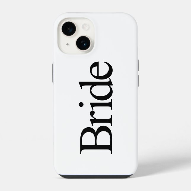 Braut iPhone Hülle (Rückseite)