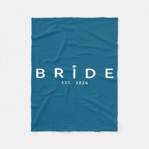 Braut ist 2026 Hochzeit Brautparty Junggesellinnen Fleecedecke