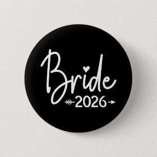 Braut ist 2026 verheiratet Hochzeit Brautparty Button