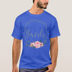 Braut Junggesellenparty Rosenblüte Braut T-Shirt