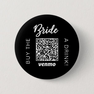 Braut kauf mit QR-Code Venmo Black ein Getränk Button