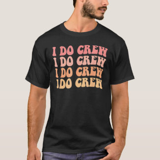 Braut Kinder Ich Heirate Crew Retro Junggesellinne T-Shirt