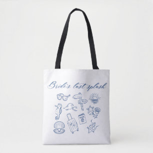 Braut-Letzter-Spritzer-Design Ocean Beach Jungge