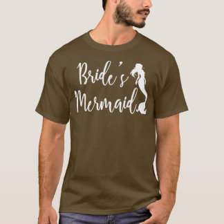 Braut Meerjungfrauen Hochzeit Meerestiere Brautjun T-Shirt