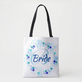 Braut mein etwas blaues Monogramm modern