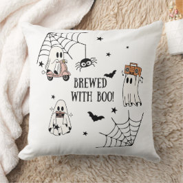 Braut mit Boo Halloween Kissen