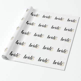 Braut mit Ring Geschenkpapier