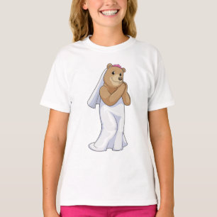 Braut mit Schleier T-Shirt