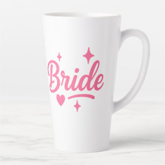 Braut Neon Pink Milchtasse