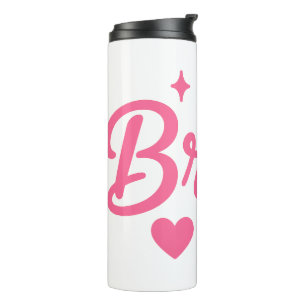 Braut Neon Pink Thermosbecher
