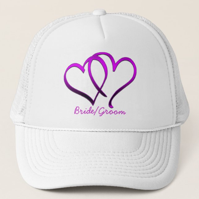 Braut-oder Bräutigam-Hut Truckerkappe (Vorderseite)