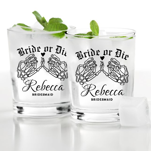 Braut oder Die Personalisierte Jungfernhäupter bis Whiskyglas (Von Creator hochgeladen)