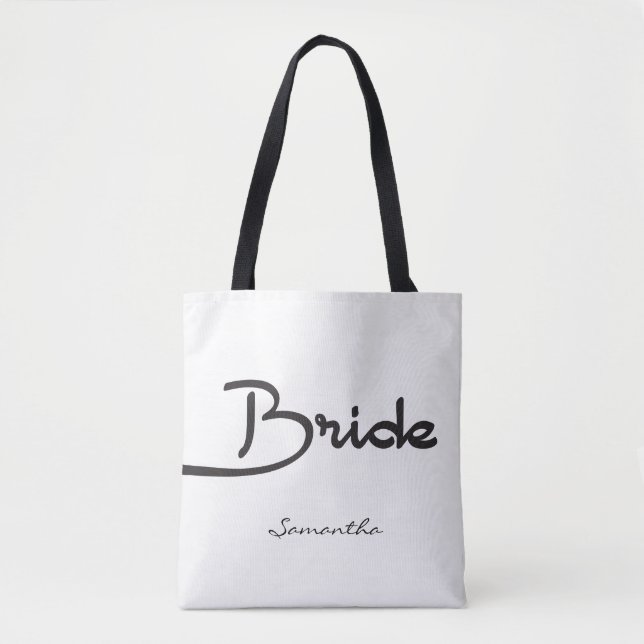 Braut, Personalisierter Name, Schriftzug (Vorderseite)