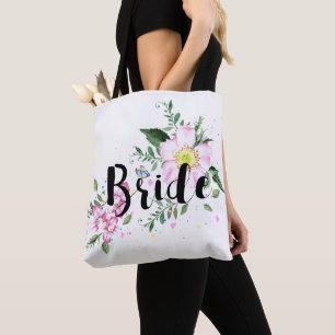Braut Rosa Florale Wasserfarbe Hochzeit Brautdusch