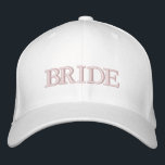 Braut rot pink weiß elegant schick bestickte baseballkappe<br><div class="desc">Braut rot rosa Text weiß elegante schick bestickte Baseballkappe. Erhältlich in vielen Farben und Stilvarianten. Karo der Erholung der Auflistung für die Abstimmung der Elemente.</div>