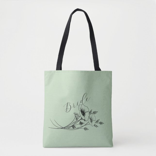 Braut-Sage-Wildblumen-Doodle (Vorderseite)