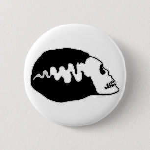 Braut-Schädel Button