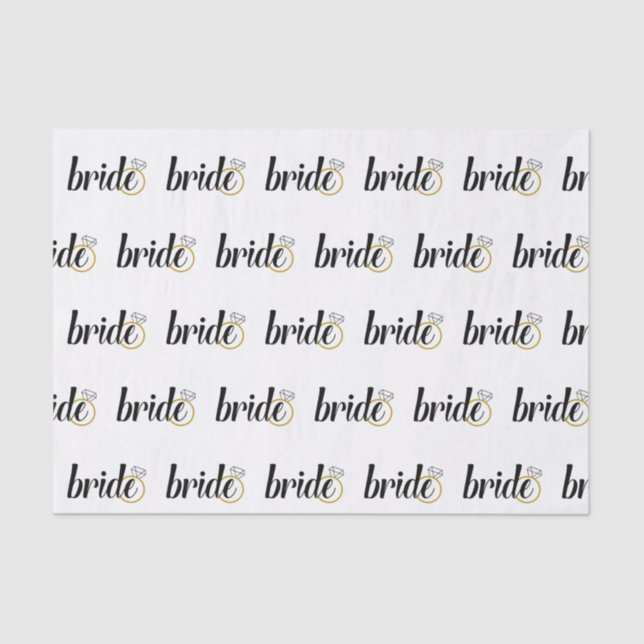 Braut-Seidenpapier Seidenpapier (Vorderseite)