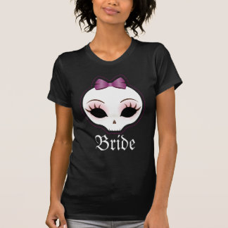 Braut Skullie (violett) T-Shirt