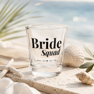 Braut Squad Brautjungfer Hochzeitsgeschenk Schnapsglas