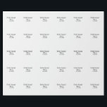 Braut Squad Brautjungfer Name Junggesellinnenabsch Geschenkpapier<br><div class="desc">Design</div>