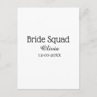 Braut Squad Brautjungfer Name Junggesellinnenabsch