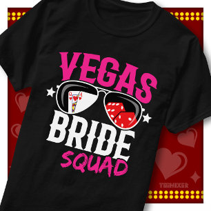 Braut Squad Vegas Junggesellinnenabschied Casino S T-Shirt