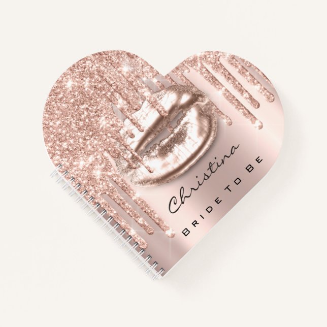 Braut süß zu sein 16. Tropfen Princess Makeup Lips Notizbuch (Vorderseite)