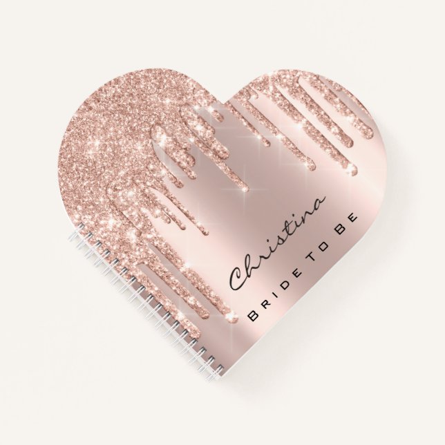 Braut süß zu sein 16. Tropfen Princess Makeup Rose Notizbuch (Vorderseite)