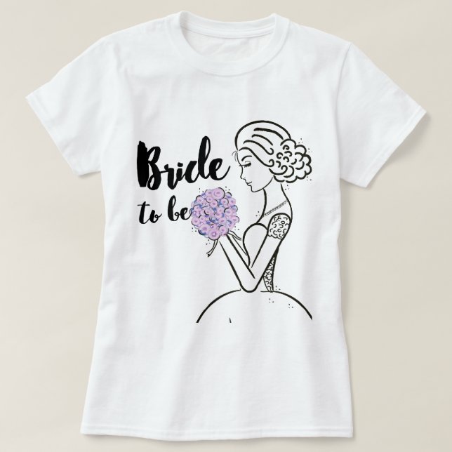 Braut T-Shirt (Design vorne)