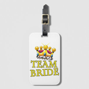 Braut-Team Hochzeitskrone Gepäckanhänger