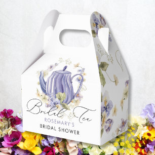 Braut-Teeparty Florale Hochzeitsdusche Geschenkschachtel