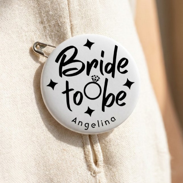 Braut-to-be-Junggesellinnen-Abschiedsparty Button (Von Creator hochgeladen)