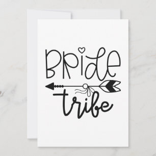 Braut Tribe Dankeskarte
