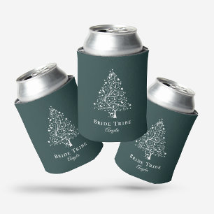 Braut Tribe Elegante Smaragd-Weihnachtsbaum indivi Dosenkühler