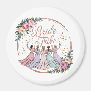 Braut Tribe Individueller Name Junggesellinnenabsc Magnet