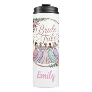 Braut Tribe Individueller Name Junggesellinnenabsc Thermosbecher