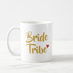 Braut Tribe Rotes Herz Kaffeetasse