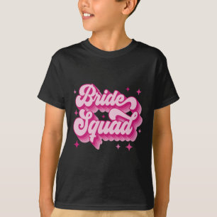 Braut-Truppe Retro-Hochzeit Brautparty Junggeselli T-Shirt