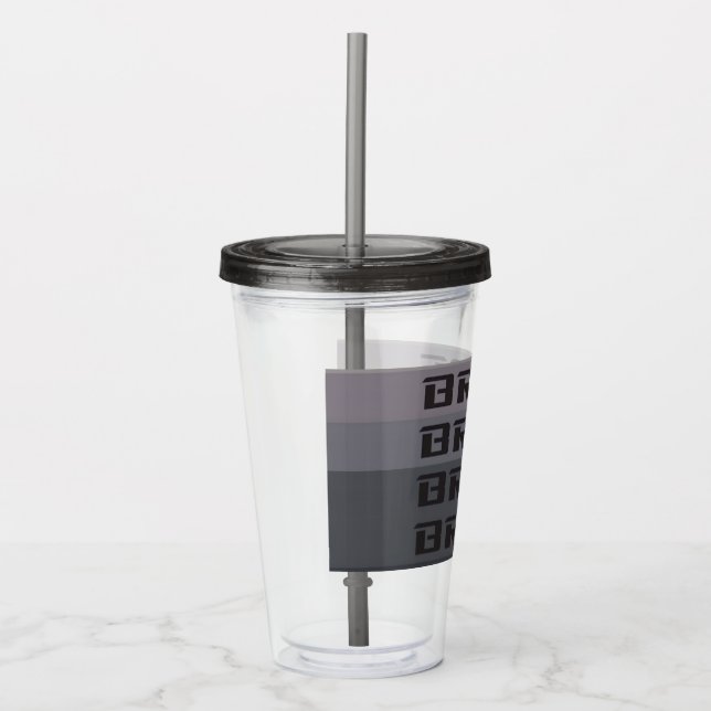 Braut-Tumbler Acryltrinkbecher (Vorderseite)