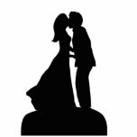 Braut-u. Bräutigam-Silhouette-küssende Hochzeit Freistehende Fotoskulptur<br><div class="desc">Reizend schwarze Silhouette eines Braut- und Bräutigamküssenden Acrylausschnitts.  Perfekter Deckel für eine Hochzeitstorte oder als Dekoration für die Tabelle.  Bringt unser reizend Silhouette-küssendes Paar-Hochzeits-Einladungs-Set zusammen.</div>