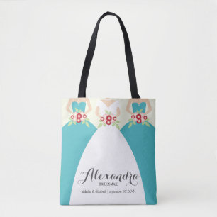 Braut u. ihre Brautjungfern, die Party-Tasche