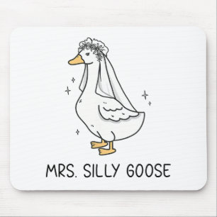 Braut um Hochzeit Alberne Braut Goose Gettin' Loos Mousepad
