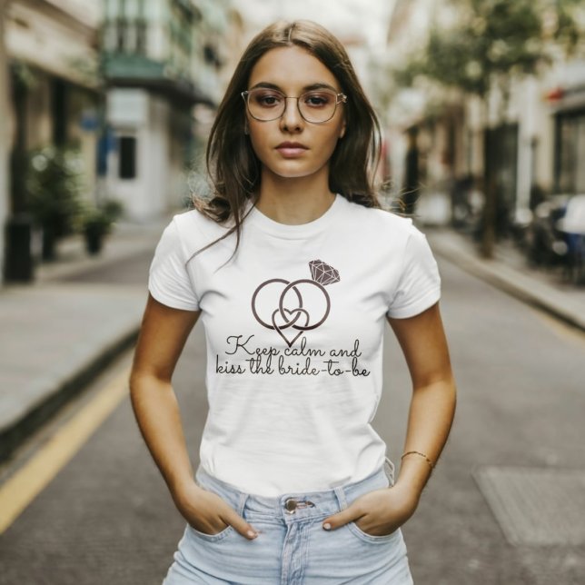 Braut um Hochzeit Bridal Bachelorette Frauen T-Shirt (Von Creator hochgeladen)
