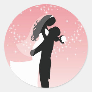 Braut- und Aufkleber für Hochzeiten