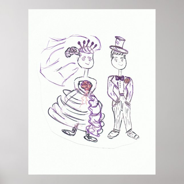 Braut und Boden Poster (Vorne)