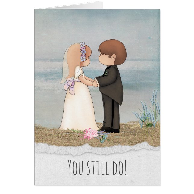 Braut und Bräutigam am Strand (Vorne)