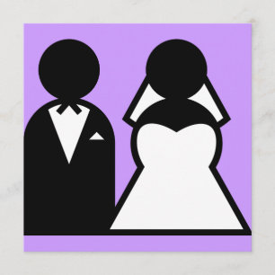 Braut und Bräutigam Ankündigung