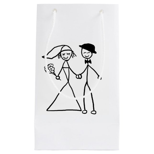 "Braut und Bräutigam" entwerfen Geschenke und Kleine Geschenktüte (Vorderseite)