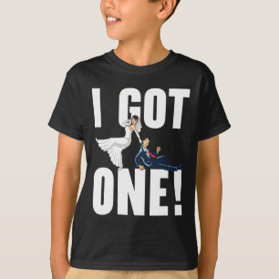 Braut und Bräutigam Hochzeitstag Ehe Gerade verhei T-Shirt